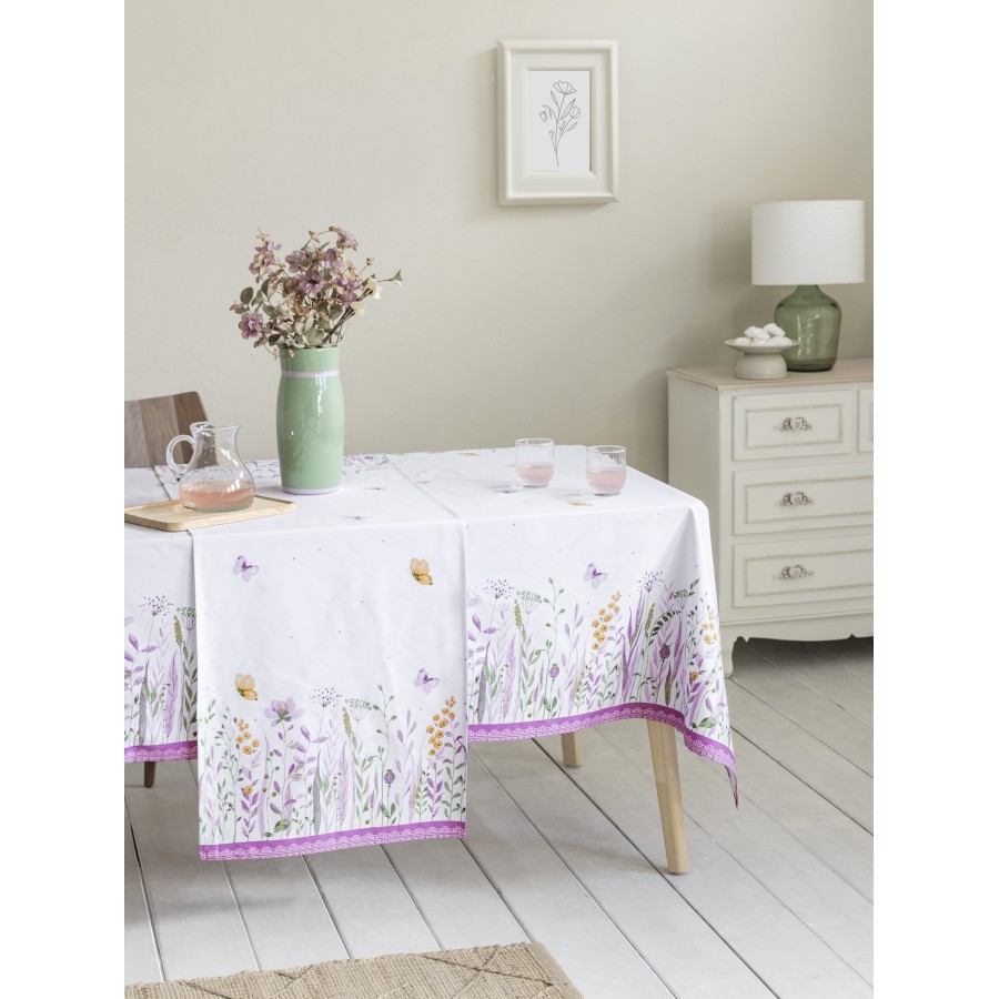 Nima Home Τραπεζομάντηλο 150x220 - Spring Dream Λιλά