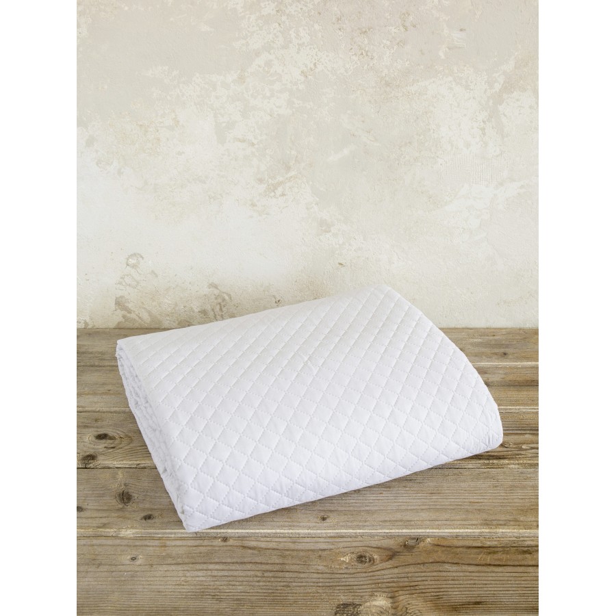Nima Hotelling Κουβερλί 170x260 - Poise White Λευκό   170x260