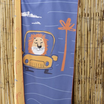 Nima Kids Πετσέτα Θαλάσσης 70x140 - Lion Trip Μπλε