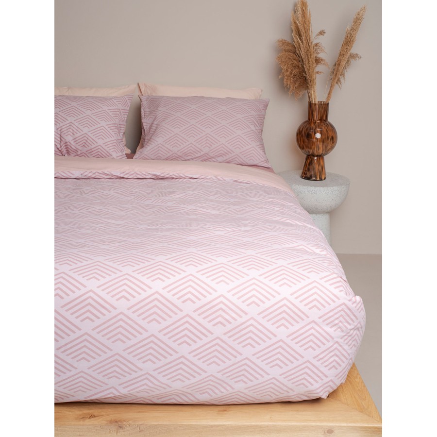 Σετ Σεντόνια Cotton Feelings 2048 Powder Υπέρδιπλο με λάστιχο (170x205+30)