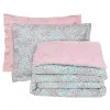 DAS HOME ΣΕΤ ΣΕΝΤΟΝΙΑ ΜΟΝΑ ΜΕ ΛΑΣΤΙΧΟ CASUAL 5428 MINT, ROSE