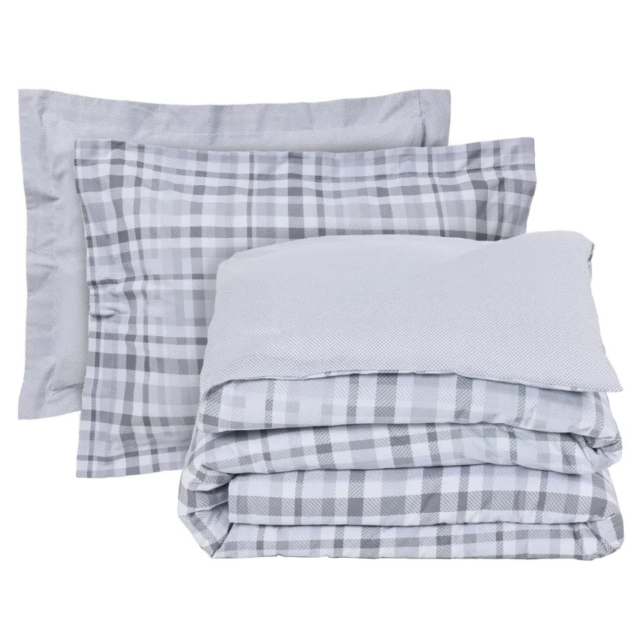 DAS HOME ΣΕΤ ΣΕΝΤΟΝΙΑ ΜΟΝΑ ΜΕ ΛΑΣΤΙΧΟ CASUAL 5431 GREY