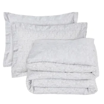 DAS HOME ΣΕΤ ΣΕΝΤΟΝΙΑ ΜΟΝΑ HAPPY 9678 TAUPE, WHITE