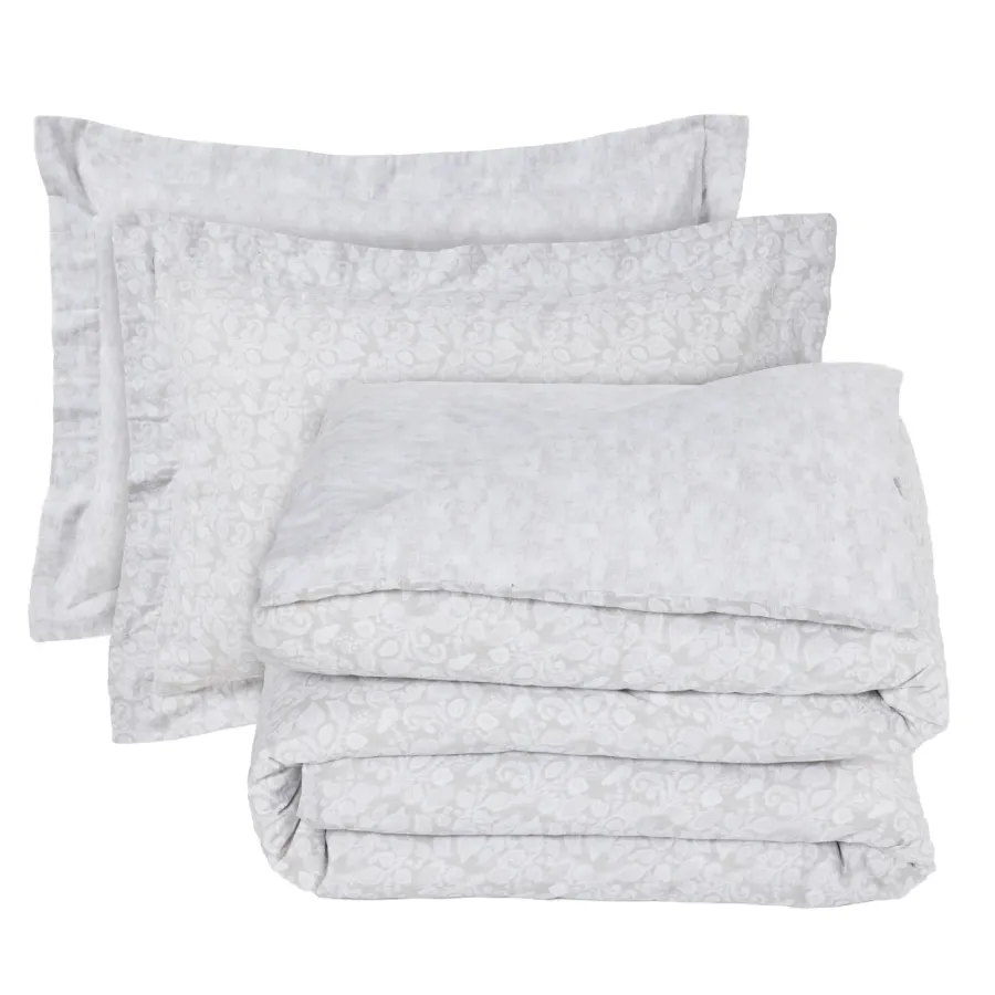 DAS HOME ΣΕΤ ΣΕΝΤΟΝΙΑ KING HAPPY 9678 TAUPE, WHITE