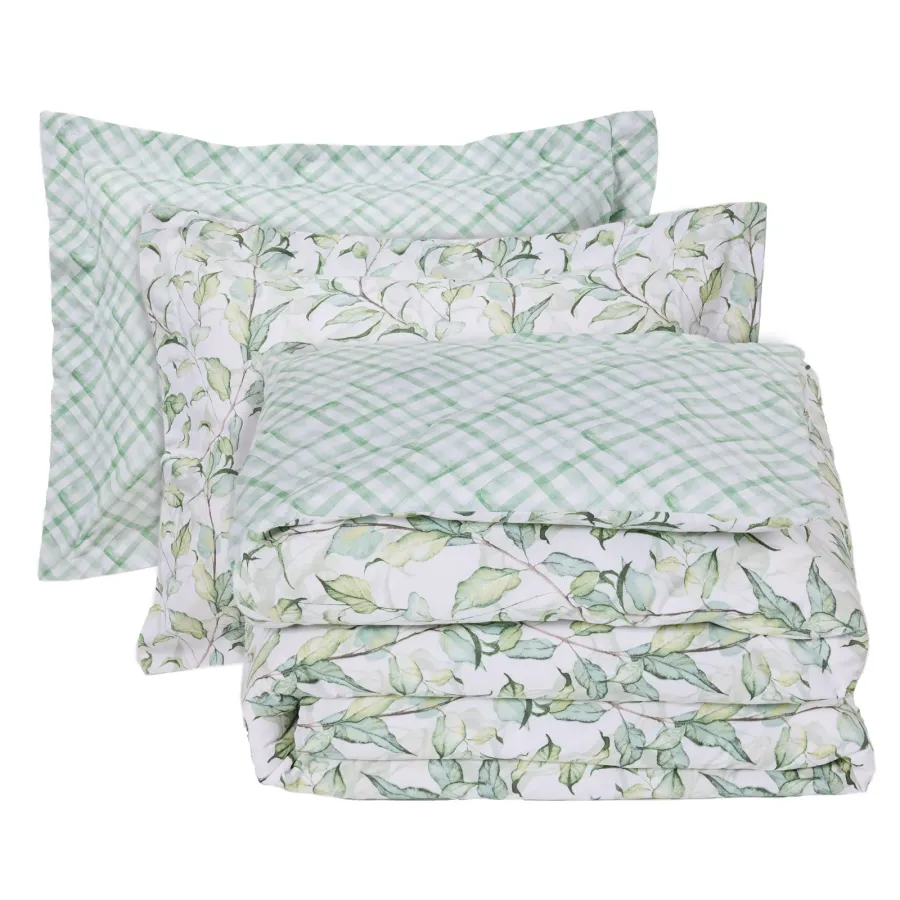 DAS HOME ΣΕΤ ΣΕΝΤΟΝΙΑ KING DAILY 3173 GREEN, WHITE