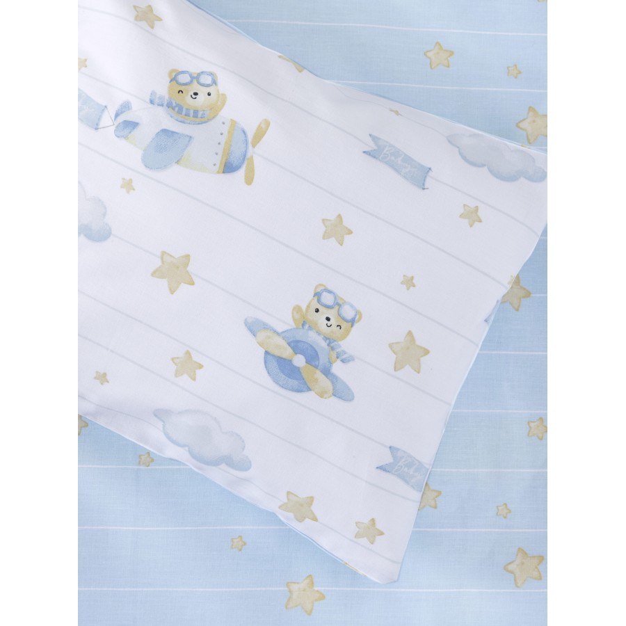 Kocoon Bebe Σετ Σεντόνια Κούνιας - Beary    (2 x 120x160   30x40)