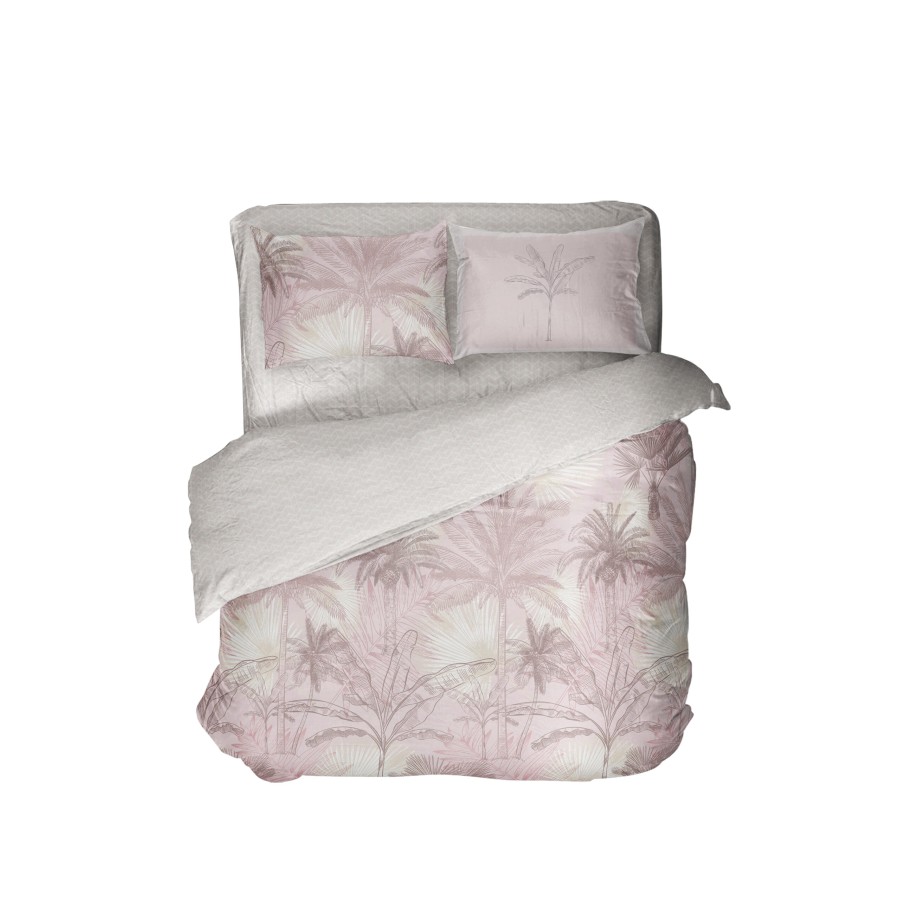 Nima Home Σετ Σεντόνια Μονά - Curacao Ροζ, Σομόν   (2 x 170x260   52x72)