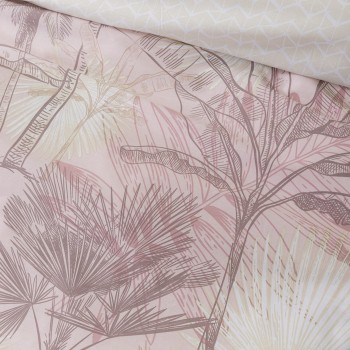 Nima Home Σετ Σεντόνια Διπλά - Curacao Ροζ, Σομόν   (2 x 220x260 + 2  52x72)