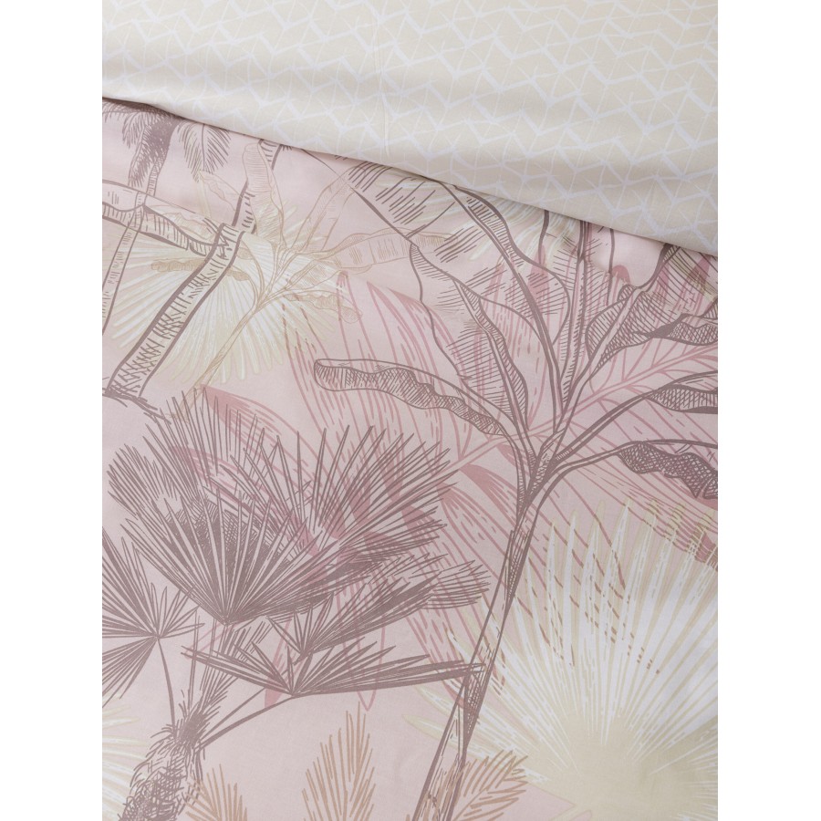 Nima Home Σετ Σεντόνια Διπλά - Curacao Ροζ, Σομόν   (2 x 220x260 + 2  52x72)