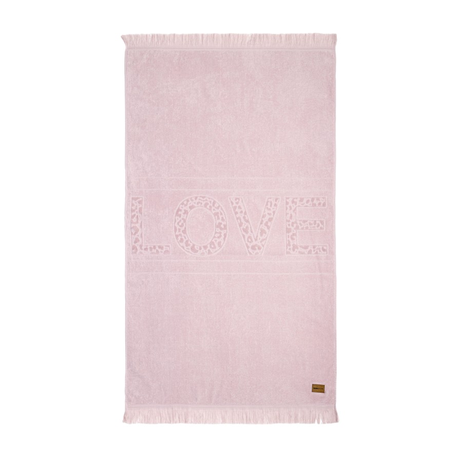 Nima Home Πετσέτα Θαλάσσης 90x160 - Salty Love Jacquard Ροζ
