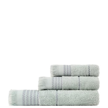 Nima Home Σετ Πετσέτες (30x50 + 50x90 + 70x140) Plush - Dusty Mint Μέντα