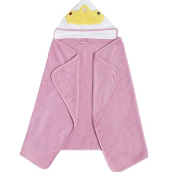 Nima Kids Παιδική κάπα 70x120 με κουκουλα - Princess Ροζ, Λευκό