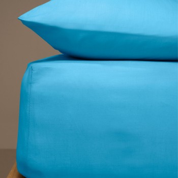 Κατωσέντονο Menta με λάστιχο 15 Turquoise Ημίδιπλο (120x200+25)