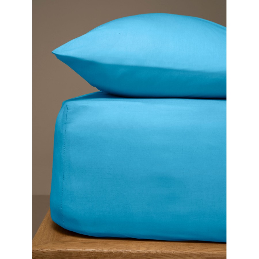 Κατωσέντονο Menta με λάστιχο 15 Turquoise Ημίδιπλο (120x200+25)