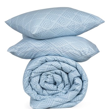 Μαξιλαροθήκη Cotton Feelings 2048 Blue 50x70