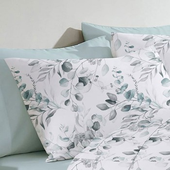 Μαξιλαροθήκη Menta Εμπριμέ 560 Grey 50x70