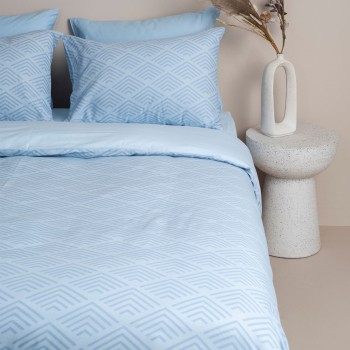 Παπλωματοθήκη Cotton Feelings 2048 Blue Μονή (170x250)