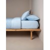 Σετ Σεντόνια Cotton Feelings 2048 Blue Μονό με λάστιχο(105x205+30)