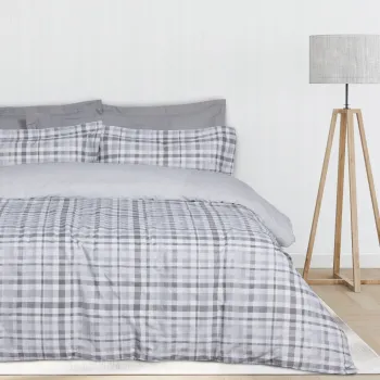 DAS HOME ΣΕΤ ΣΕΝΤΟΝΙΑ ΜΟΝΑ ΜΕ ΛΑΣΤΙΧΟ CASUAL 5431 GREY