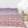 DAS HOME ΣΕΤ ΣΕΝΤΟΝΙΑ ΥΠΕΡΔΙΠΛΑ ΜΕ ΛΑΣΤΙΧΟ CASUAL 5430 ORANGE, PURPLE