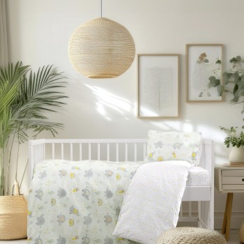 Kocoon Bebe Σετ Σεντόνια Κούνιας με Λάστιχο - Flopsy      (1 x 70x130+15  x 120x160   30x40)