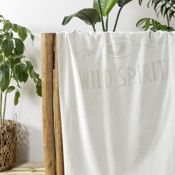 Nima Home Πετσέτα Θαλάσσης 90x160 - Wild Spirit Jacquard Μπεζ