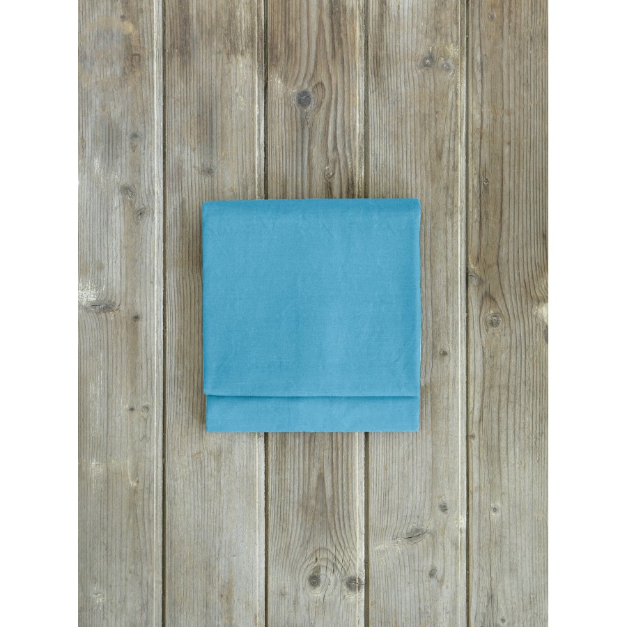 Nima Home Σεντόνι Μονό Unicolors - Petrol Blue Πετρόλ   160x260