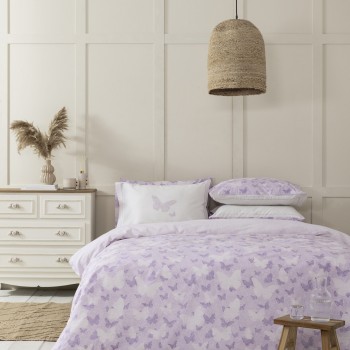 Nima Home Σετ Σεντόνια Υπέρδιπλα - Beta Ροζ, Λιλά   (2 x 240x260 + 2  52x72)