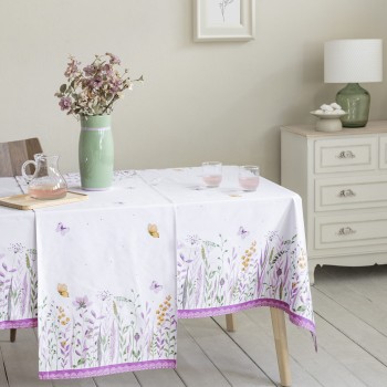 Nima Home Τραπεζομάντηλο 150x190 - Spring Dream Λιλά