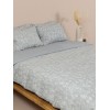 Σετ Σεντόνια Cotton Feelings 2050 Grey Υπέρδιπλο με λάστιχο (170x205+30)