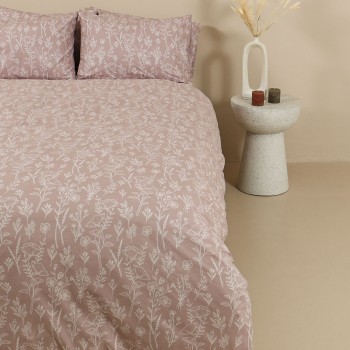 Σετ Σεντόνια Cotton Feelings 2050 Powder Υπέρδιπλο με λάστιχο (170x205+30)