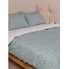 Σετ Σεντόνια Cotton Feelings 2052 Aqua Υπέρδιπλο με λάστιχο (170x205+30)