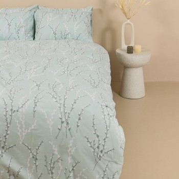 Σετ Σεντόνια Cotton Feelings 2054 Aqua Υπέρδιπλο με λάστιχο (170x205+30)