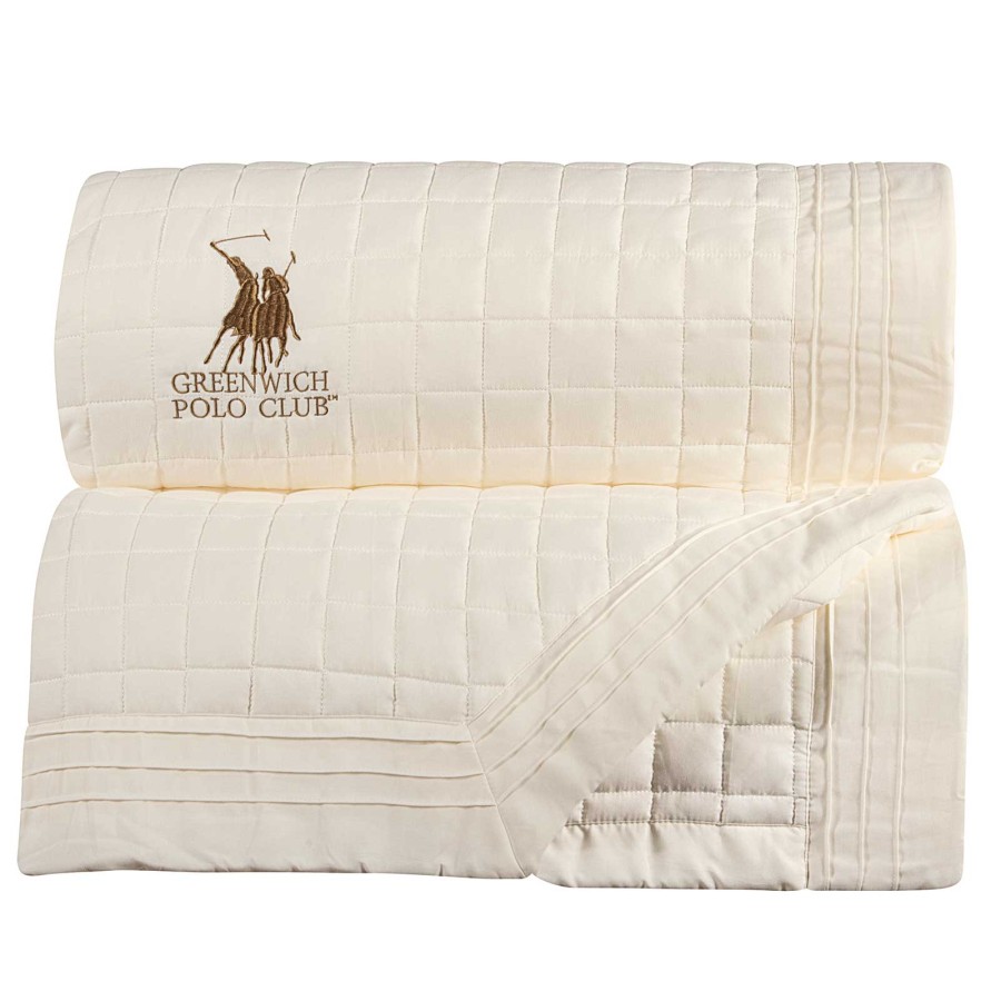 GREENWICH POLO CLUB ΚΟΥΒΕΡΤΟΡΙΟ KING CLASSIC 2355 ECRU