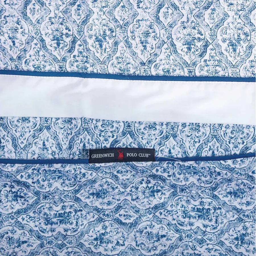 GREENWICH POLO CLUB ΣΕΤ ΣΕΝΤΟΝΙΑ ΥΠΕΡΔΙΠΛΑ ESSENTIAL 2268 BLUE, WHITE
