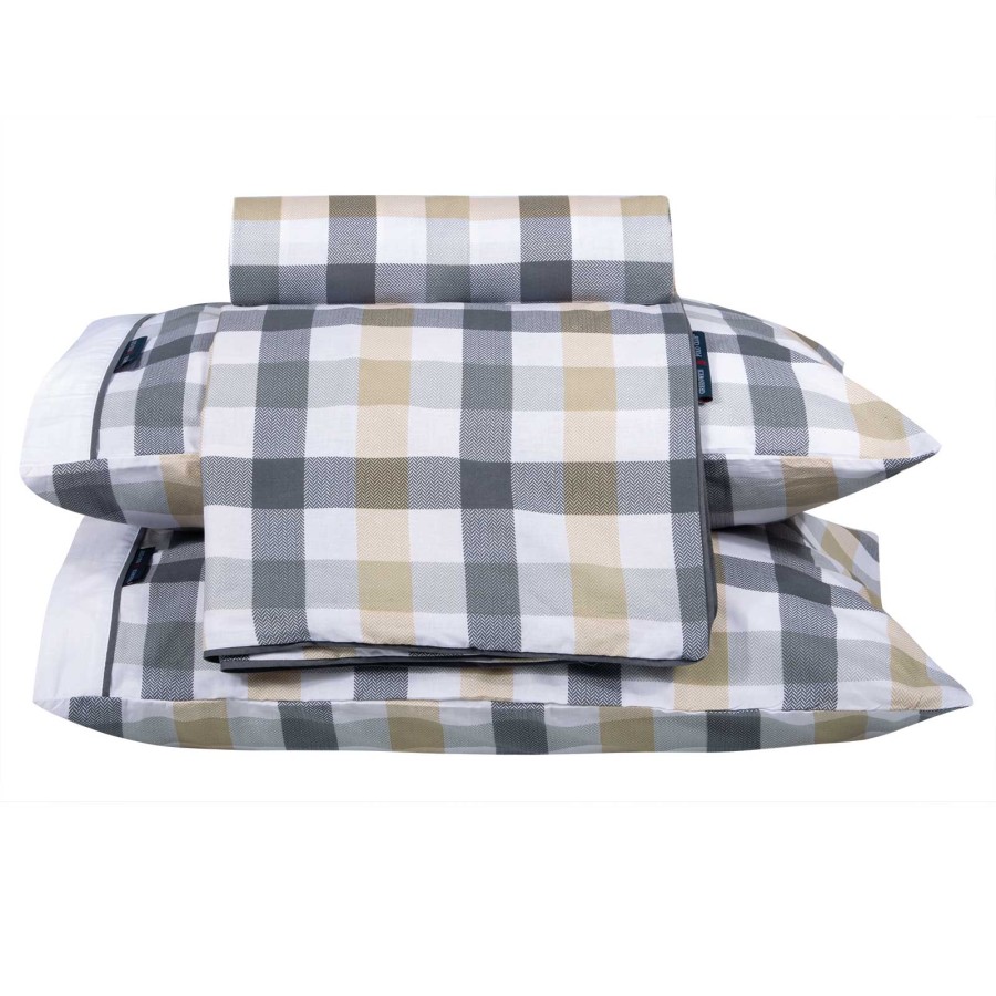 GREENWICH POLO CLUB ΣΕΤ ΣΕΝΤΟΝΙΑ KING ESSENTIAL 2265 BEIGE, GREY