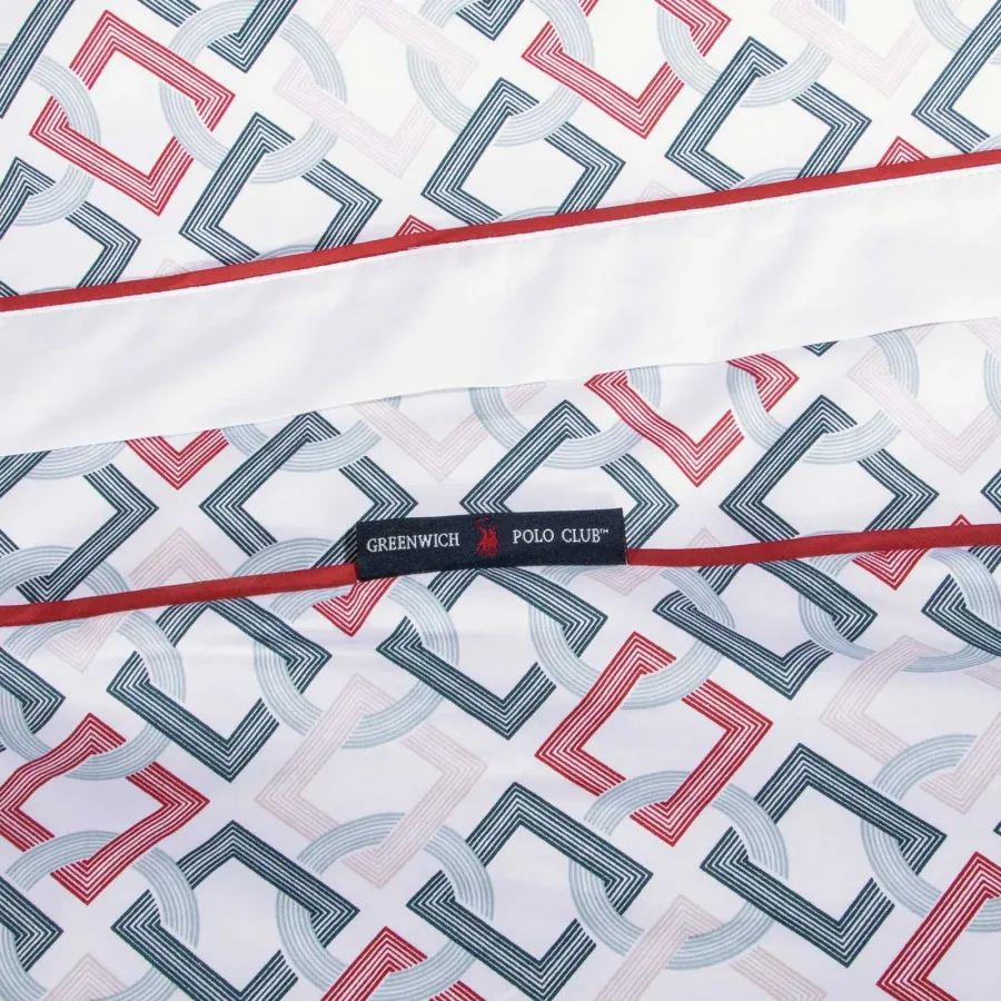 GREENWICH POLO CLUB ΣΕΤ ΣΕΝΤΟΝΙΑ KING ESSENTIAL 2269 BLUE, RED