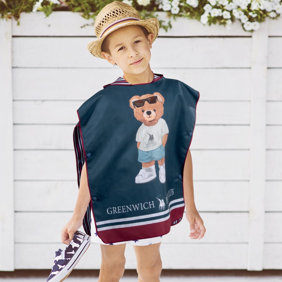 GREENWICH POLO CLUB JUNIOR ΠΟΝΤΣΟ ΘΑΛΑΣΣΗΣ 50Χ115 4042 BLUE