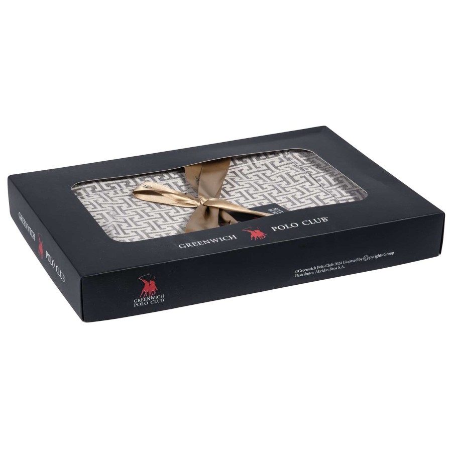 GREENWICH POLO CLUB ΤΡΑΠΕΖΟΜΑΝΤΗΛΟ 170Χ240 3005 GREY