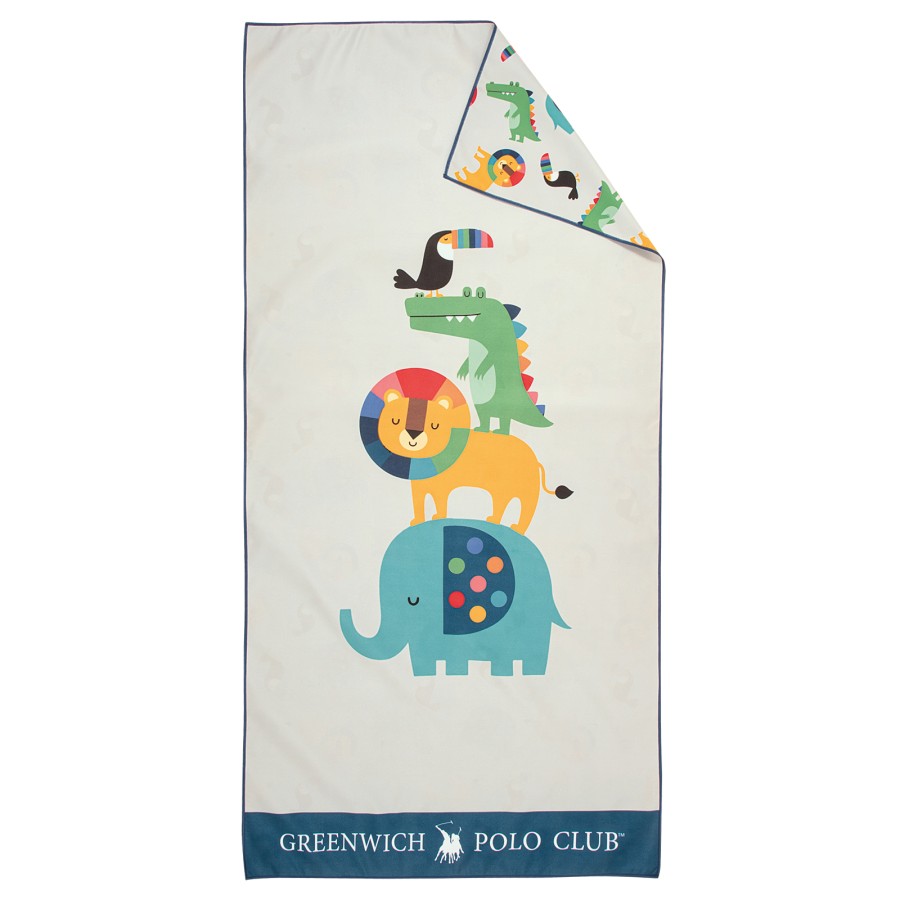 GREENWICH POLO CLUB JUNIOR ΠΕΤΣΕΤΑ ΘΑΛΑΣΣΗΣ 70Χ140 4079 GREY