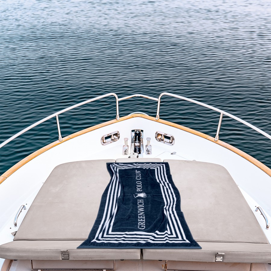 GREENWICH POLO CLUB ΠΕΤΣΕΤΑ ΘΑΛΑΣΣΗΣ 90Χ170 4054 BLUE, WHITE