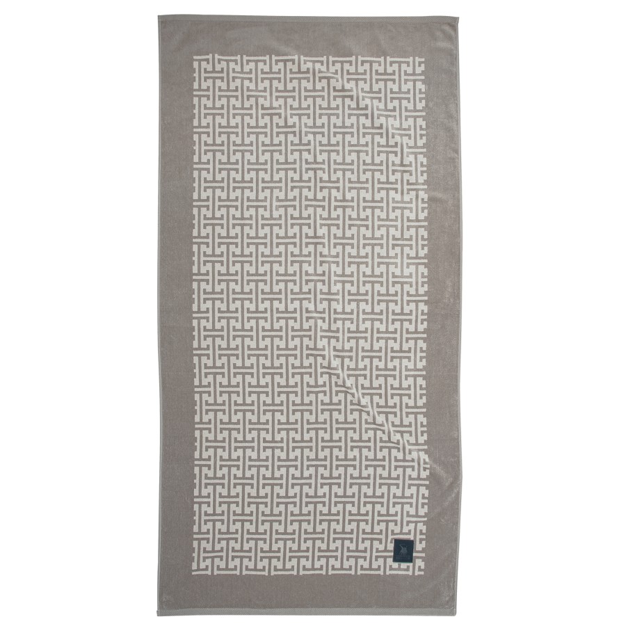 GREENWICH POLO CLUB ΠΕΤΣΕΤΑ ΘΑΛΑΣΣΗΣ 90Χ180 ESSENTIAL 4006 BEIGE, TAUPE