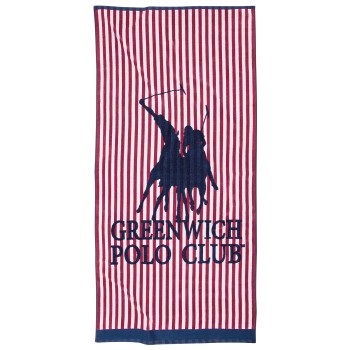 GREENWICH POLO CLUB ΠΕΤΣΕΤΑ ΘΑΛΑΣΣΗΣ 90Χ180 4009 BLUE, GREY, RED