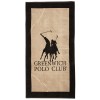 GREENWICH POLO CLUB ΠΕΤΣΕΤΑ ΘΑΛΑΣΣΗΣ 90Χ180 4020 BLACK, TAUPE