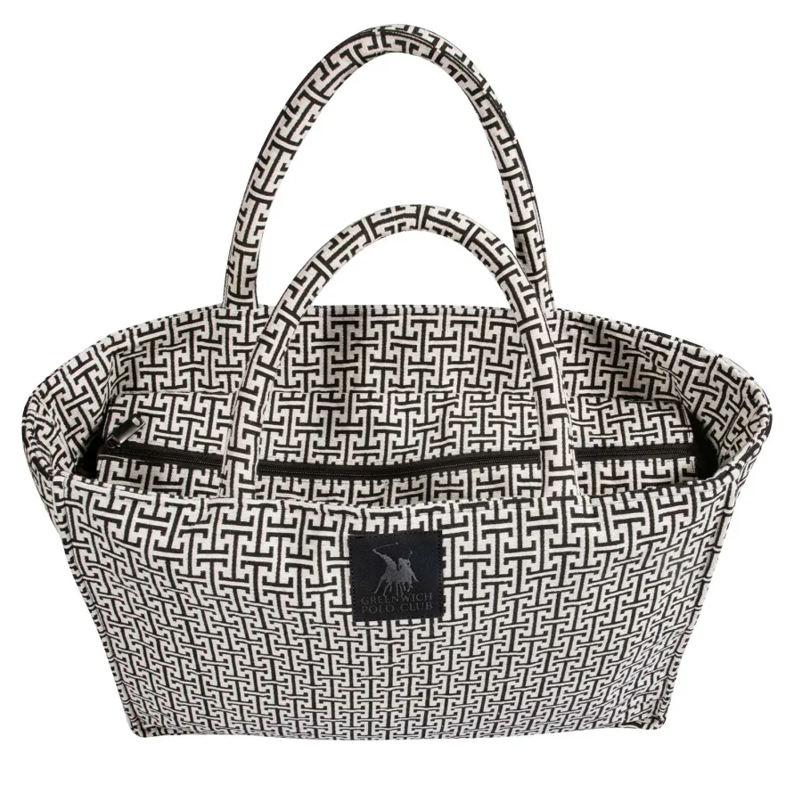 GREENWICH POLO CLUB ΤΣΑΝΤΑ ΘΑΛΑΣΣΗΣ 36X28 ESSENTIAL 4056 BLACK, GREY