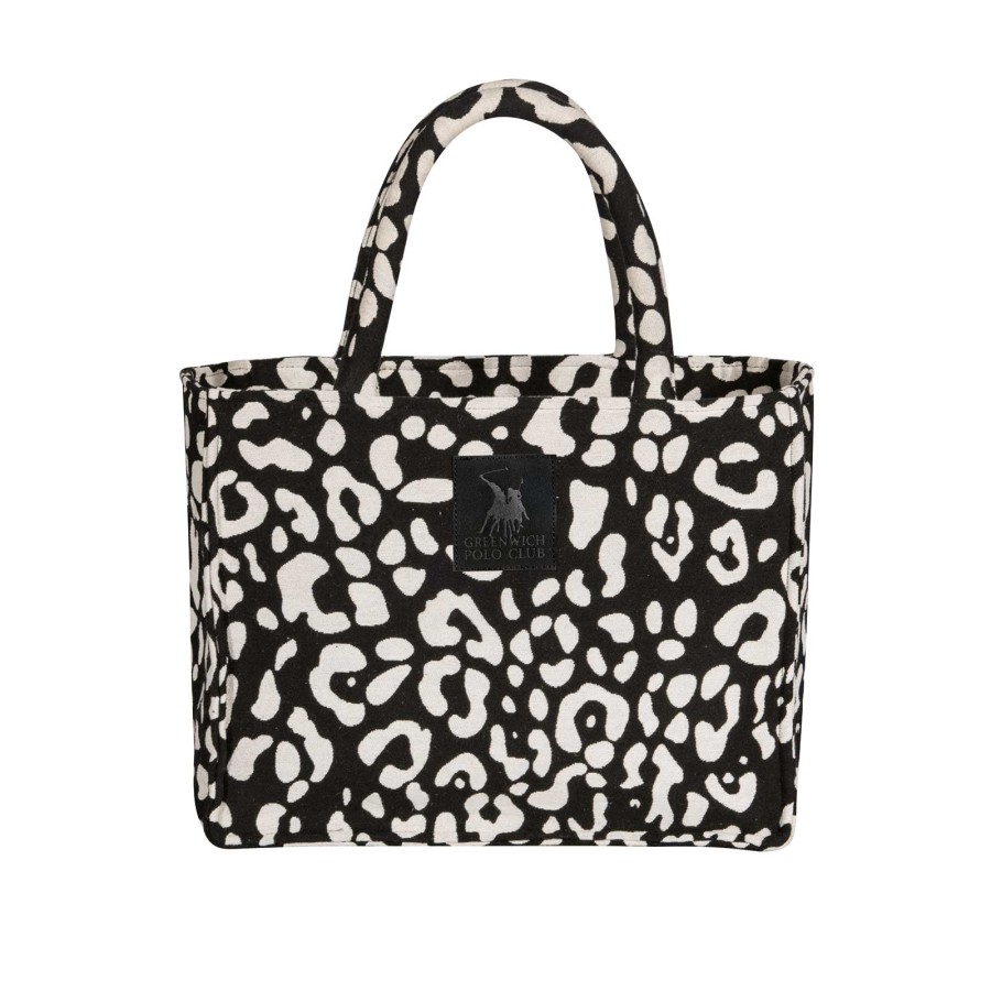 GREENWICH POLO CLUB ΤΣΑΝΤΑ ΘΑΛΑΣΣΗΣ 36X28 ESSENTIAL 4059 BLACK, TAUPE