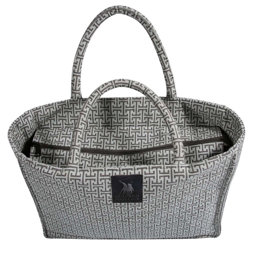 GREENWICH POLO CLUB ΤΣΑΝΤΑ ΘΑΛΑΣΣΗΣ 36X28 ESSENTIAL 4086 GREY