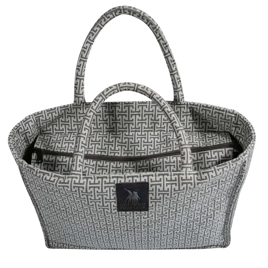 GREENWICH POLO CLUB ΤΣΑΝΤΑ ΘΑΛΑΣΣΗΣ 36X28 ESSENTIAL 4086 GREY