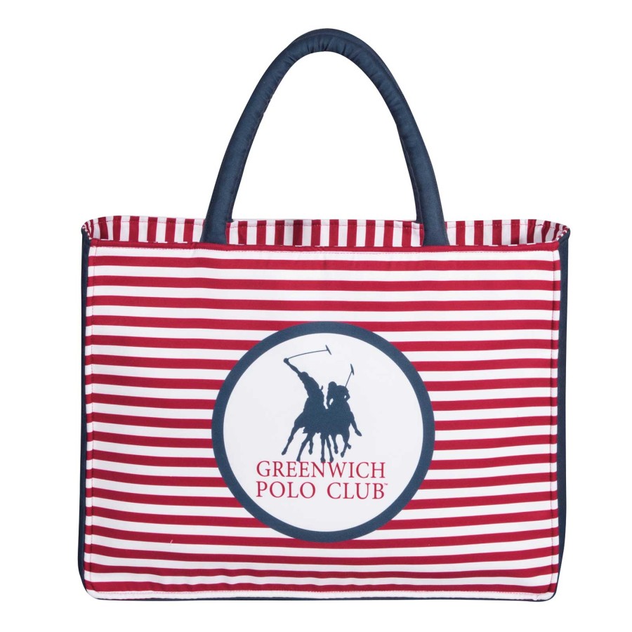 GREENWICH POLO CLUB ΤΣΑΝΤΑ ΘΑΛΑΣΣΗΣ 46X36 ESSENTIAL 4027 BLUE, RED
