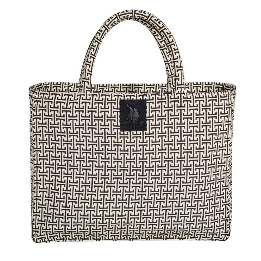 GREENWICH POLO CLUB ΤΣΑΝΤΑ ΘΑΛΑΣΣΗΣ 46X36 ESSENTIAL 4056 BLACK, GREY